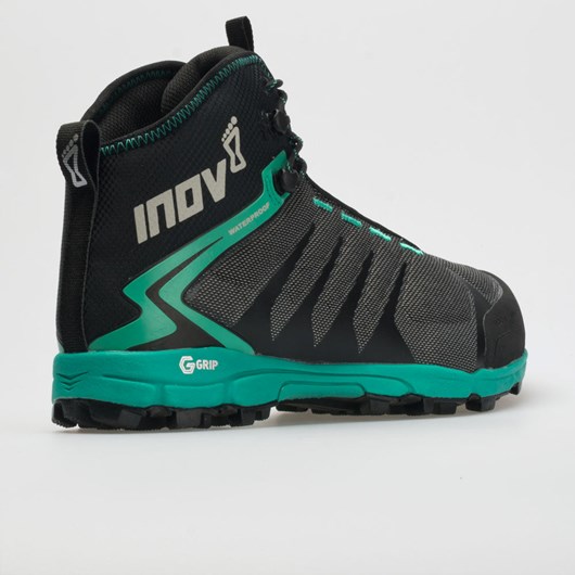 Black / Teal Orthofeet inov-8 Roclite 370 Women's Hiking Shoes | MOCWG1690