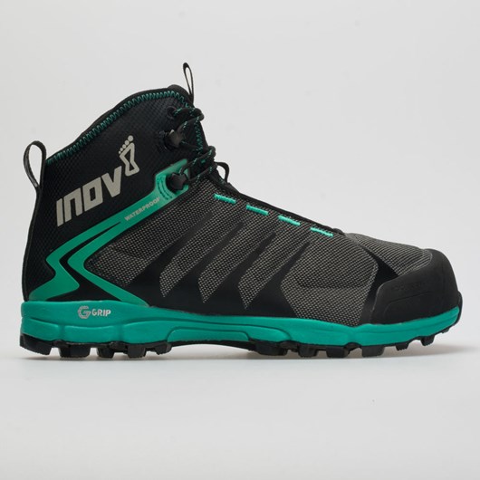 Black / Teal Orthofeet inov-8 Roclite 370 Women\'s Hiking Shoes | MOCWG1690