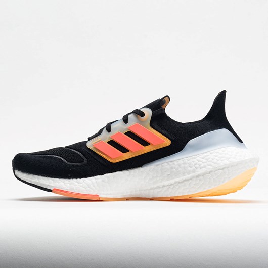 Black / Turbo / Flash Orange Orthofeet adidas Ultraboost 22 Men's Running Shoes | XGJAF3092