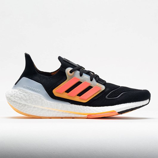 Black / Turbo / Flash Orange Orthofeet adidas Ultraboost 22 Men\'s Running Shoes | XGJAF3092