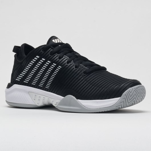 Black / White / Highrise Orthofeet K-Swiss Hypercourt Supreme Women's Tennis Shoes | IHQKU6185