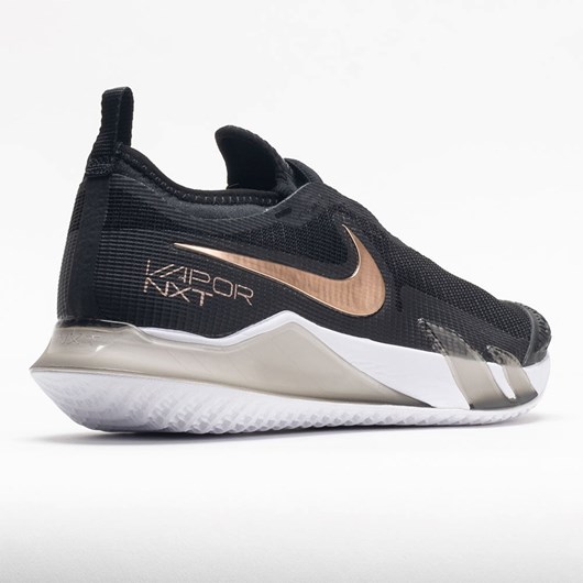 Black / White / Metallic Red Bronze Orthofeet Nike React Vapor NXT Women's Tennis Shoes | IKYHN3491