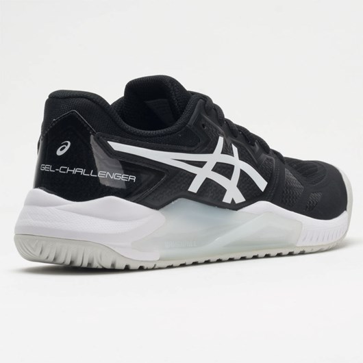 Black / White Orthofeet ASICS GEL-Challenger 13 Women's Tennis Shoes | OJGUA9648