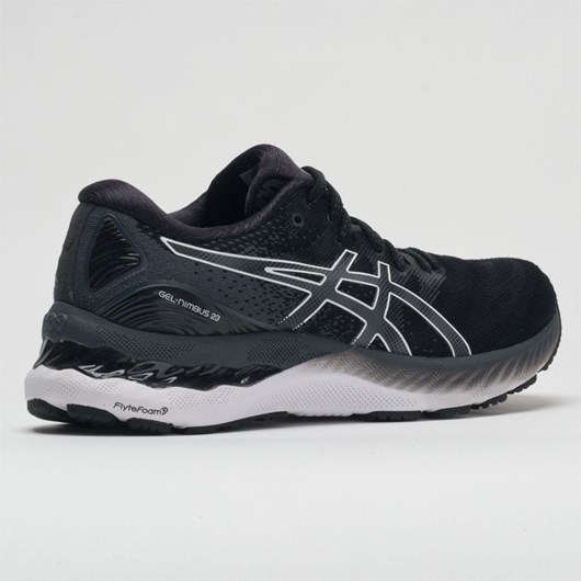 Black / White Orthofeet ASICS GEL-Nimbus 23 Women's Running Shoes | HWMUK4360