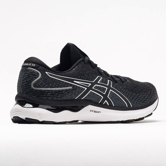 Black / White Orthofeet ASICS GEL-Nimbus 24 Men's Running Shoes | OIDTG8954