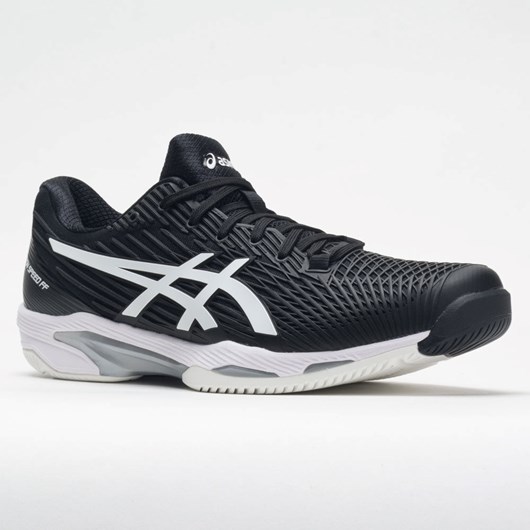 Black / White Orthofeet ASICS Solution Speed FF 2 Women's Tennis Shoes | SCTJK3156