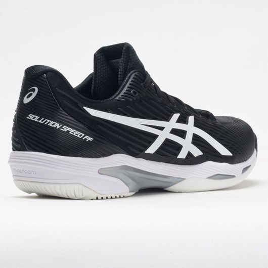 Black / White Orthofeet ASICS Solution Speed FF 2 Women's Tennis Shoes | SCTJK3156