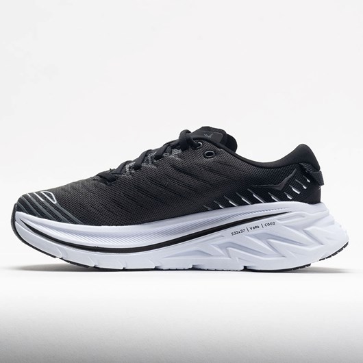 Black / White Orthofeet HOKA Bondi X Men's Running Shoes | YSJOL9657