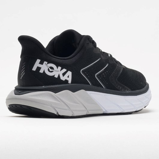 Black / White Orthofeet Hoka One One Arahi 5 Women's Running Shoes | KFWUE5810