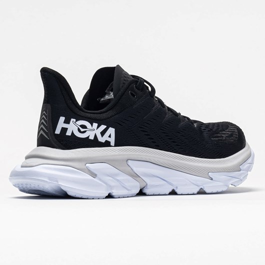 Black / White Orthofeet Hoka One One Clifton Edge Women's Running Shoes | BHTEM4218