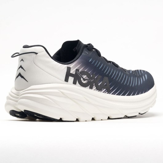 Black / White Orthofeet Hoka One One Rincon 3 Men's Running Shoes | YUHTE2195