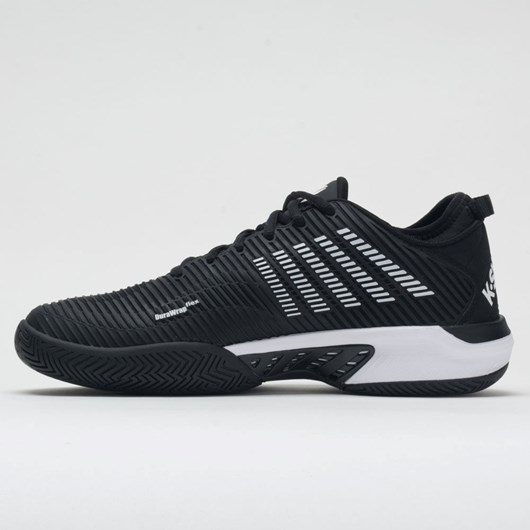 Black / White Orthofeet K-Swiss Hypercourt Supreme Men's Tennis Shoes | NGPBR0176