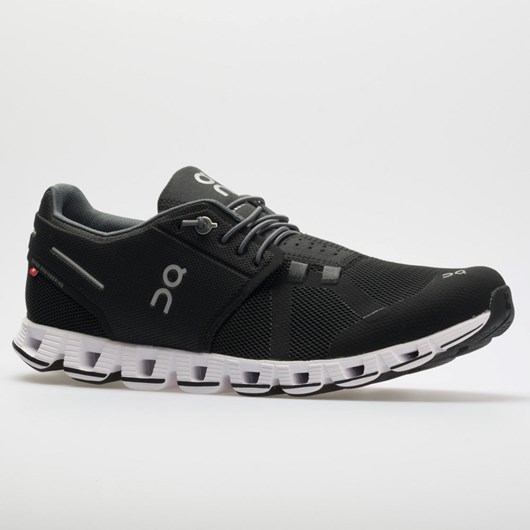 Black / White Orthofeet On Cloud Men's Running Shoes | WELZO4756