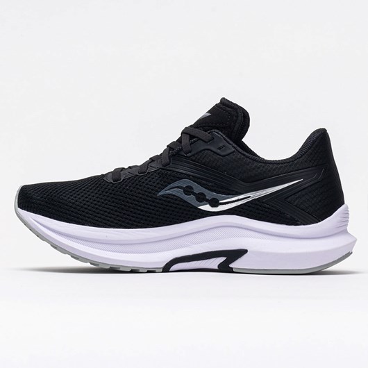 Black / White Orthofeet Saucony Axon Men's Running Shoes | QSMOP2584