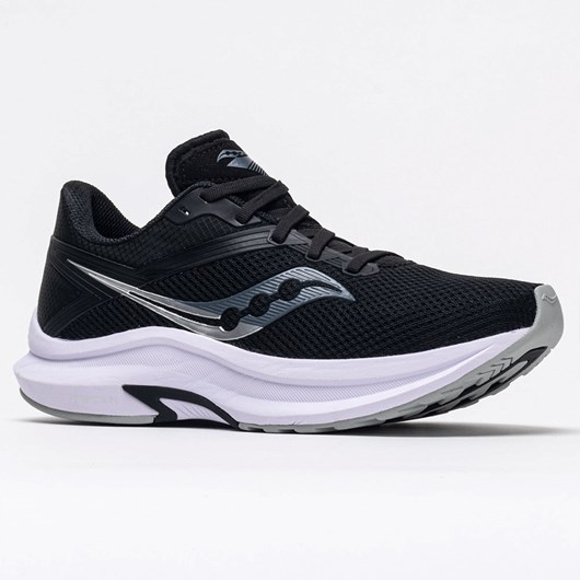 Black / White Orthofeet Saucony Axon Men's Running Shoes | QSMOP2584