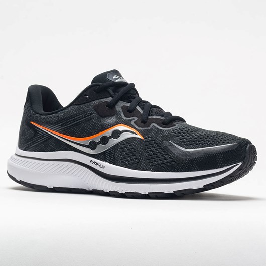 Black / White Orthofeet Saucony Omni 20 Men's Running Shoes | GOCTV7368