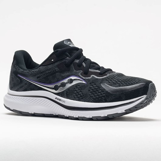 Black / White Orthofeet Saucony Omni 20 Women's Running Shoes | VLIDB3582