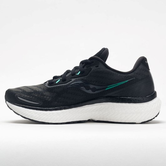 Black / White Orthofeet Saucony Triumph 19 Women's Running Shoes | FWZER9827