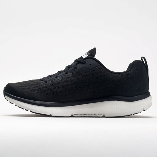 Black / White Orthofeet Skechers GOrun Ride 9 Men's Running Shoes | CUQIF4537