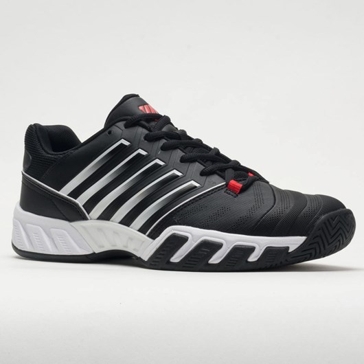 Black / White Poppy Red Orthofeet K-Swiss Bigshot Light 4 Men's Tennis Shoes | JVGZC3742