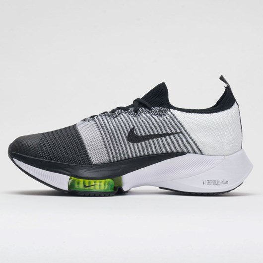 Black / White / Volt Orthofeet Nike Air Zoom Tempo Next% Men's Running Shoes | ISKCQ1329