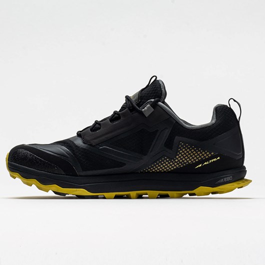 Black / Yellow Orthofeet Altra Lone Peak All-Weather Men's Trail Running Shoes | EXOQH7018