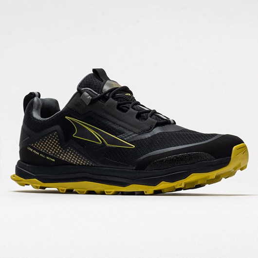 Black / Yellow Orthofeet Altra Lone Peak All-Weather Men's Trail Running Shoes | EXOQH7018