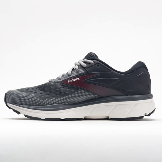 Blackened Pearl / Alloy / Red Orthofeet Brooks Dyad 11 Men's Running Shoes | BYIXF5832