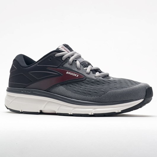 Blackened Pearl / Alloy / Red Orthofeet Brooks Dyad 11 Men's Running Shoes | BYIXF5832