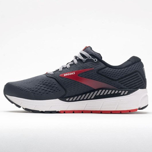 Blackened Pearl / Black / Red Orthofeet Brooks Beast 2020 Men's Running Shoes | BFEUZ3805