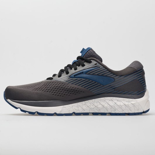 Blackened Pearl / Blue / Black Orthofeet Brooks Addiction 14 Men's Running Shoes | TZDQF9107