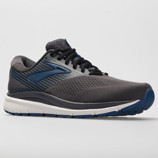 Blackened Pearl / Blue / Black Orthofeet Brooks Addiction 14 Men's Running Shoes | TZDQF9107