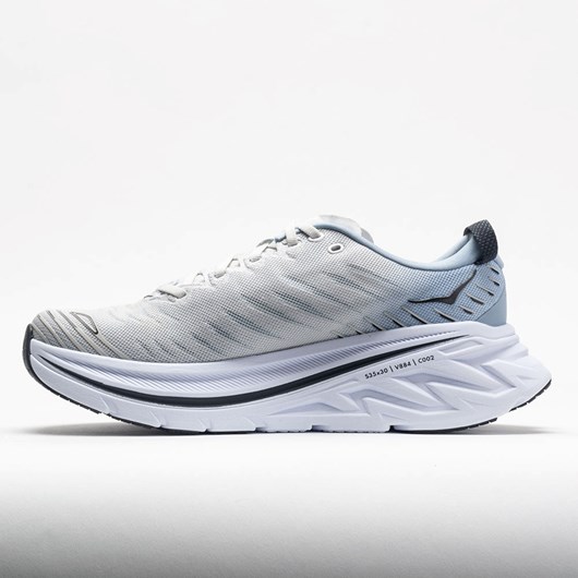 Blanc de Blanc / Blue Fog Orthofeet HOKA Bondi X Men's Running Shoes | RTJWK5064