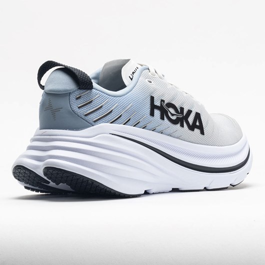 Blanc de Blanc / Blue Fog Orthofeet HOKA Bondi X Men's Running Shoes | RTJWK5064