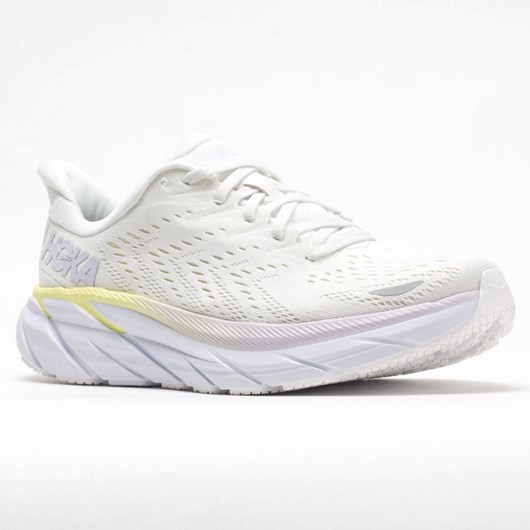 Blanc de Blanc / Bright White Orthofeet Hoka One One Clifton 8 Women's Running Shoes | QKUSJ1572