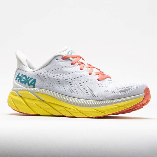 Blanc de Blanc / Illuminating Orthofeet HOKA Clifton 8 Men's Running Shoes | VQXZC5310