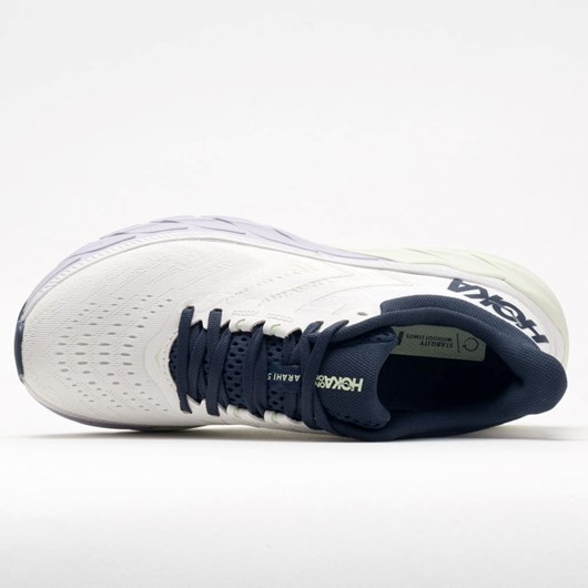 Blanc de Blanc / Outer Space Orthofeet Hoka One One Arahi 5 Women's Running Shoes | WLRUO3106