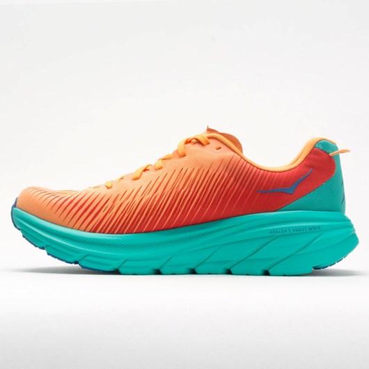 Blazing Orange / Fiesta Orthofeet Hoka One One Rincon 3 Men's Running Shoes | ZCMSU7605