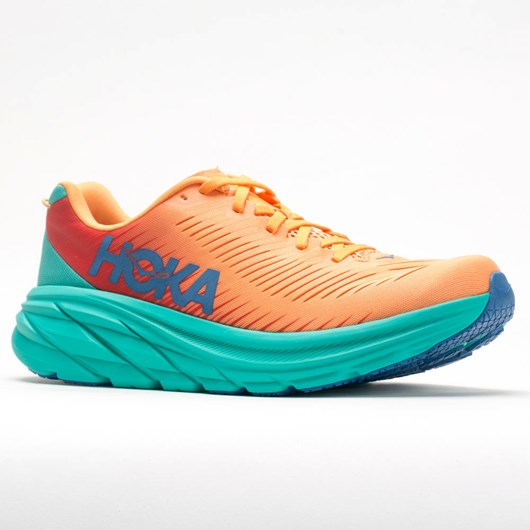 Blazing Orange / Fiesta Orthofeet Hoka One One Rincon 3 Men's Running Shoes | ZCMSU7605