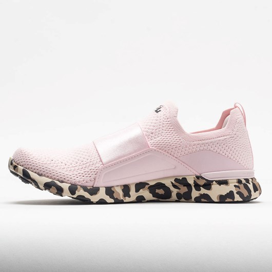 Bleached Pink / Leopard Orthofeet APL TechLoom Bliss Women's Lifestyle Sneakers | QMLEJ3489