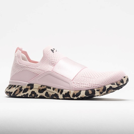 Bleached Pink / Leopard Orthofeet APL TechLoom Bliss Women's Lifestyle Sneakers | QMLEJ3489