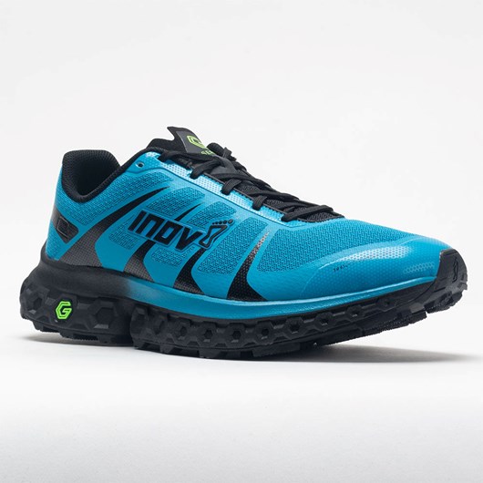 Blue / Black Orthofeet Inov-8 TrailFly Ultra G 300 Max Men's Trail Running Shoes | THPUF8326