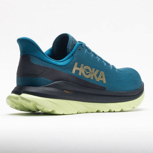 Blue Coral / Black Orthofeet HOKA Mach 4 Men's Running Shoes | TXJBS3579