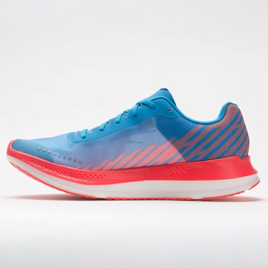 Blue / Coral Orthofeet Skechers GOrun Razor Excess Men's Running Shoes | GLYNZ3476