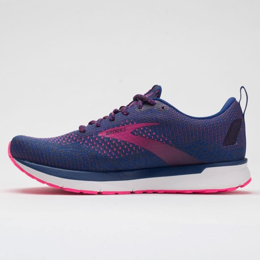 Blue / Ebony / Pink Orthofeet Brooks Revel 4 Pixel Pack Women's Running Shoes | YVOAL1950