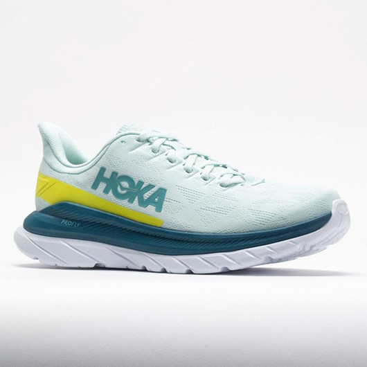 Blue Glass / Evening Primrose Orthofeet HOKA Mach 4 Men's Running Shoes | MCYOZ3546