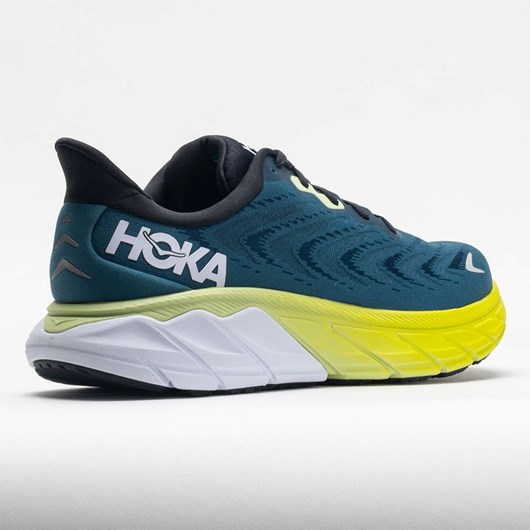 Blue Graphite / Blue Coral Orthofeet HOKA Arahi 6 Men's Running Shoes | UESGN6230