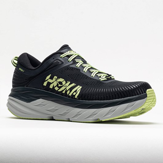 Blue Graphite / Butterfly Orthofeet HOKA Bondi 7 Men's Running Shoes | DFAMY0371