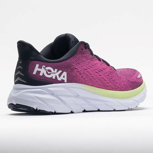 Blue Graphite / Ibis Rose Orthofeet HOKA Clifton 8 Women's Running Shoes | RCFAP4170