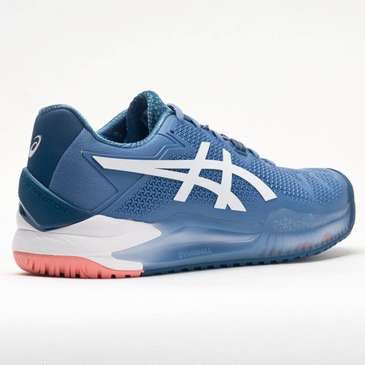 Blue Harmony / White Orthofeet ASICS GEL-Resolution 8 Men's Tennis Shoes | WPLDM4658